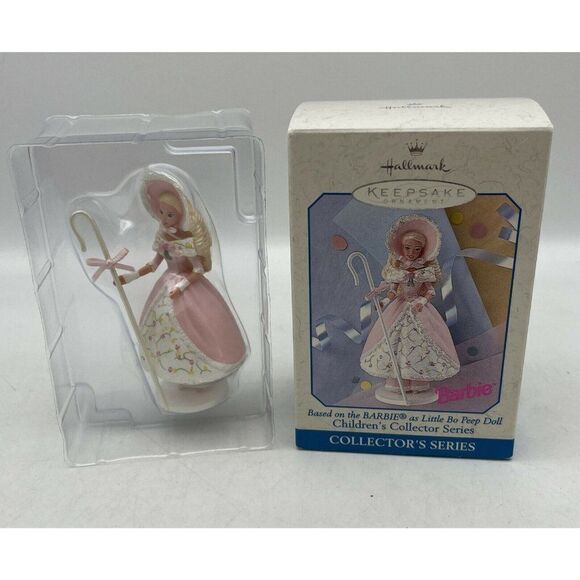 Barbie as Little Bo Peep Doll Ornament 2nd Series Hallmark Keepsake 1998 Edition - Picture 1 of 8